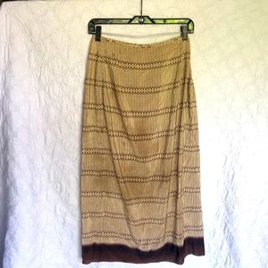 ELLEN TRACY SILK WRAP SKIRT!